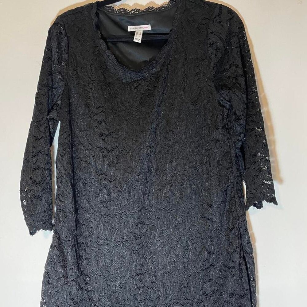 Isaac-mizrahi-live Women's Black Blouse
